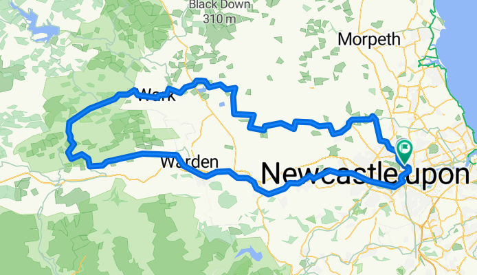 Once Brewed circular route