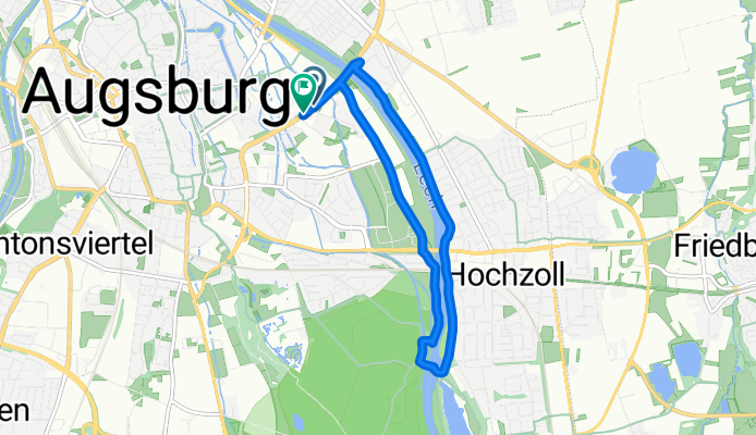 Beim Glaspalast, Augsburg nach Beim Glaspalast, Augsburg