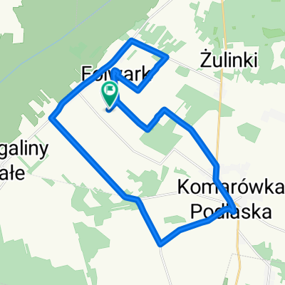 Przegaliny Duże, Komarówka Podlaska do Przegaliny Duże, Komarówka Podlaska