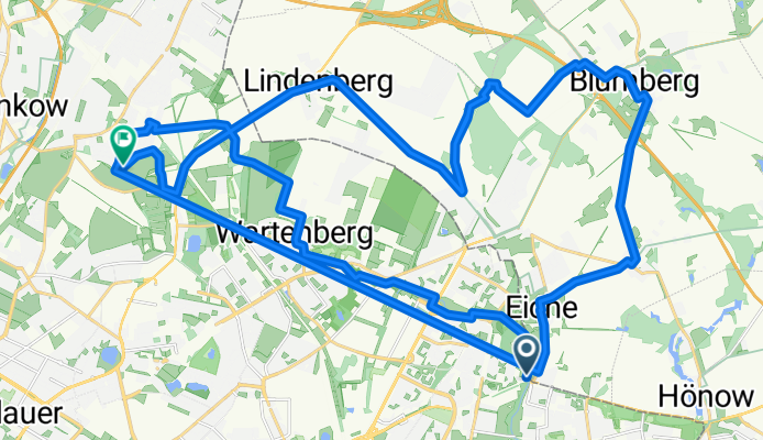 Bahnhofstr. (Köpenick)/Mahlsdorfer Str./Am Bahndamm/Stellingdamm - Mühlenstr. (Blankenburg)