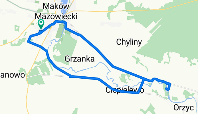 L Staffa, Maków Mazowiecki do L Staffa, Maków Mazowiecki