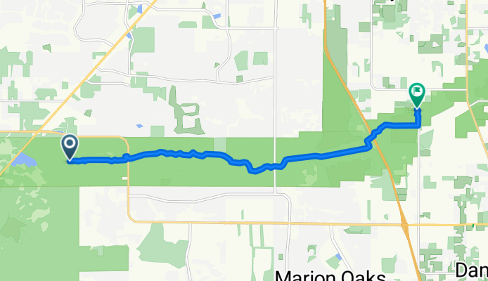 Cross Florida Greenway Trail, Dunnellon to Florida National Scenic Trail, Ocala