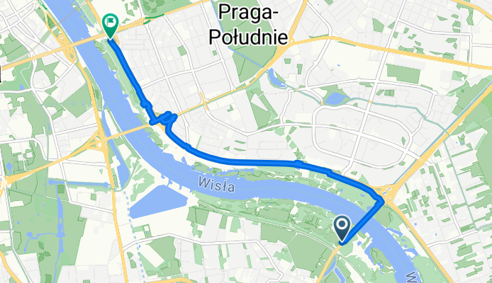 Wał Zawadowski, Warszawa do Kamionek, Warszawa
