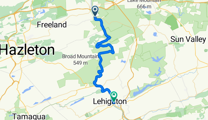 D&amp;l Trail, White Haven to D-L Trail, Weissport