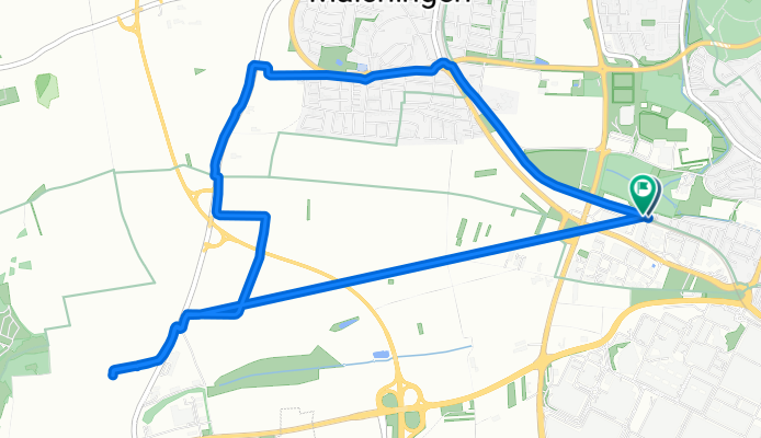 Ahornweg nach Ahornweg