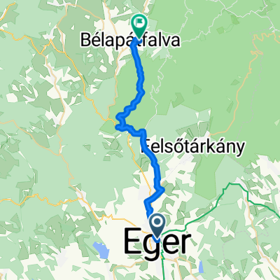 Eger - szarvaskő- Bélapátfalva
