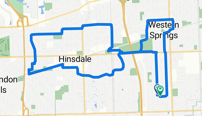 Woodland Ave, Western Springs to Woodland Ave, Western Springs