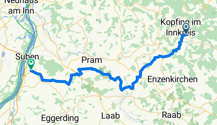 Rasdorf, Kopfing im Innkreis nach Etzelshofen, Suben