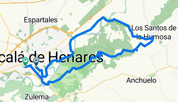 Ruta por los cerros Alcalá-Los Santos-Alcalá