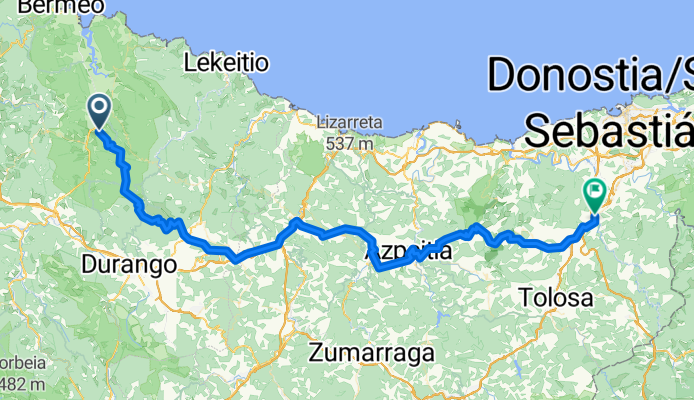 From Ajangiz to Andoain