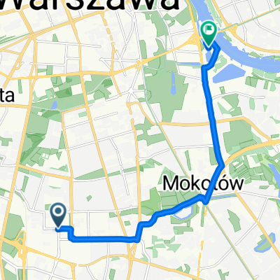 Konstruktorska, Warsaw to Gen M Zaruskiego, Warsaw