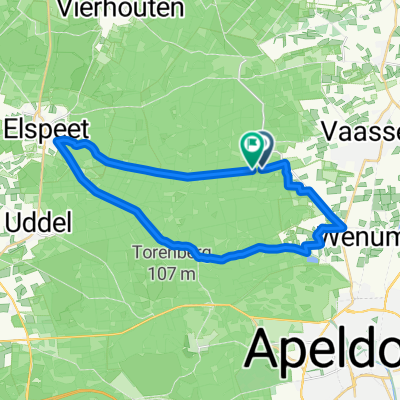 Route in Vaassen