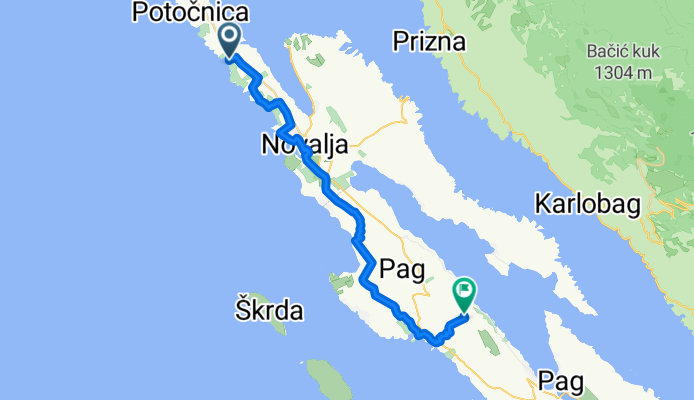 Da Autokamp Kanić a Pago