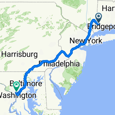 Ridgefield, CT to Four Corners, MD