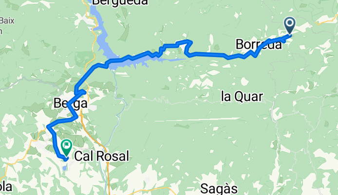 Entspannte Route