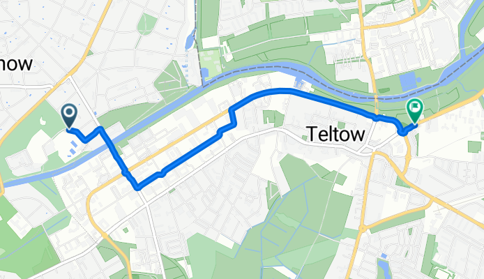 Kleinmachnow nach Lichterfelder Allee, Teltow