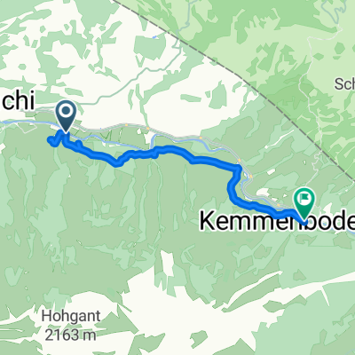 Route in Schangnau