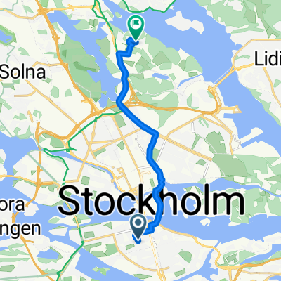 Bangårdsgången, Stockholm to Forskarbacken, Stockholm