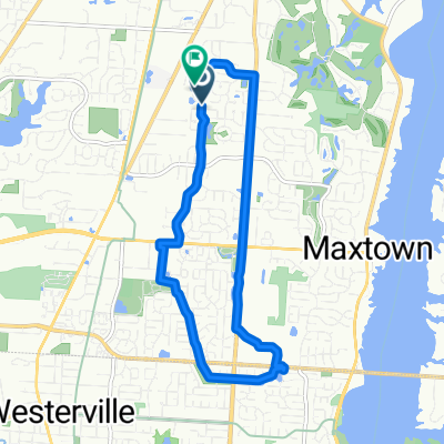 Baneberry Dr, Westerville to Baneberry Dr, Westerville