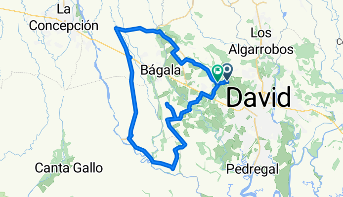 Ruta aguacatal, Alanje, Boquerón