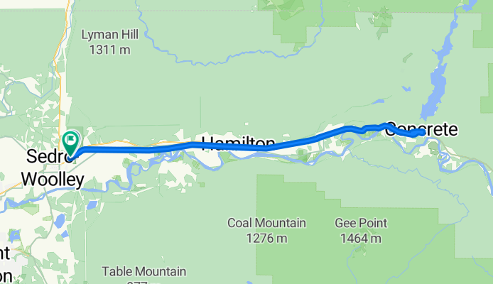 Sedro Woolley to Concrete #2; return