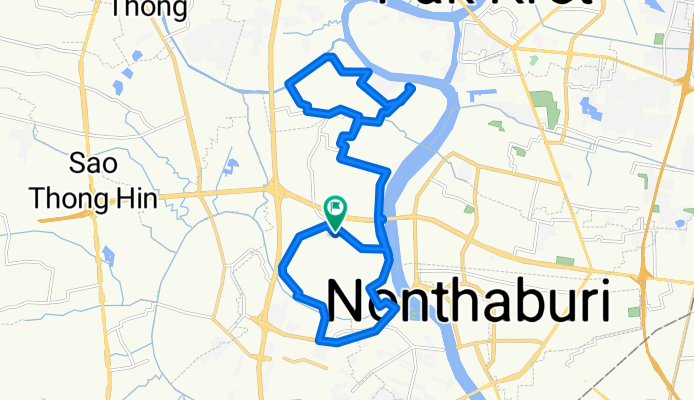 Soi Muban Sirin House Rattanathibet, Mueang Nonthaburi District to Soi Muban Sirin House Rattanathibet, Mueang Nonthaburi District