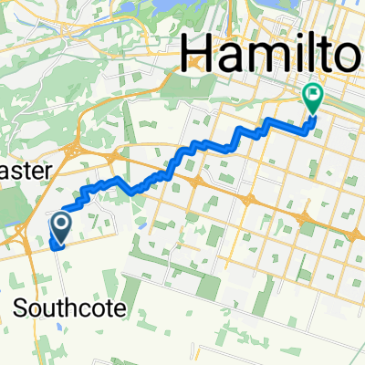 Garner Rd E, Hamilton to E 12th St, Hamilton