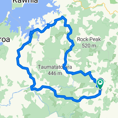 Route in Waitomo