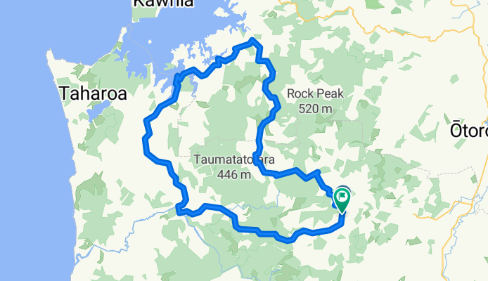Route in Waitomo