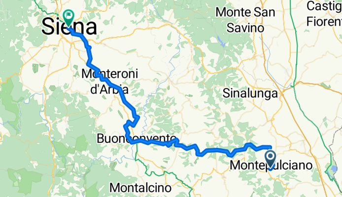Siena - Montepulciano