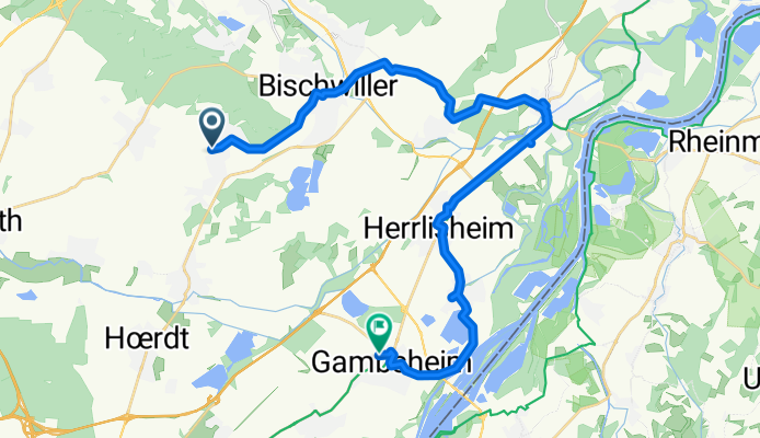 Rue des Tulipes, Gries à Rue du Chemin de Fer, Gambsheim