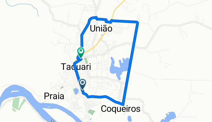 Rua 7 de Setembro, Taquari a Rua Lauert Filho, Taquari