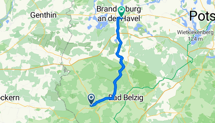Reetzerhtten - Brandenburg an der Havel 45.5km