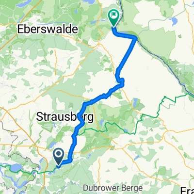 L 23, Grünheide nach Hohenwutzener Chaussee, Bad Freienwalde