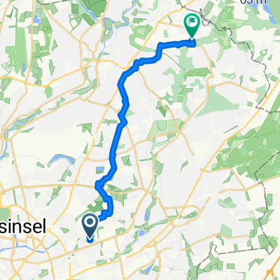 Route von Hamburg