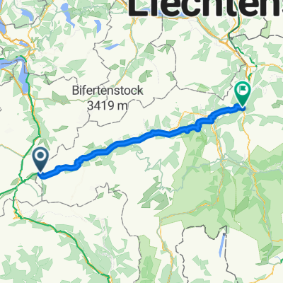Oberalppass to Sankt Martinsplatz