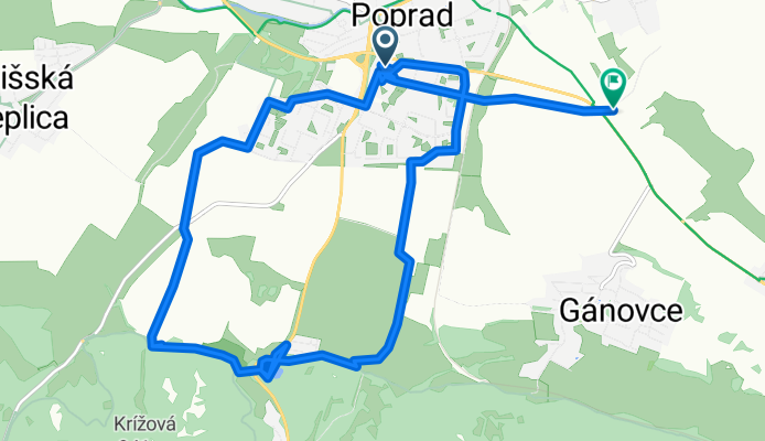 Ústecko-Orlická do Priemyselný Areál Východ