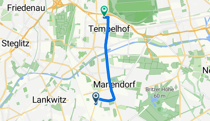 Großbeerenstraße, Berlin nach Ringbahnstraße, Berlin