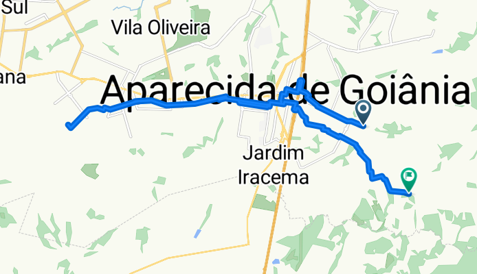 Rota desde Rua México