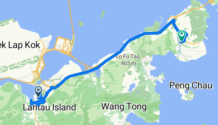 tung chung to sunny bay