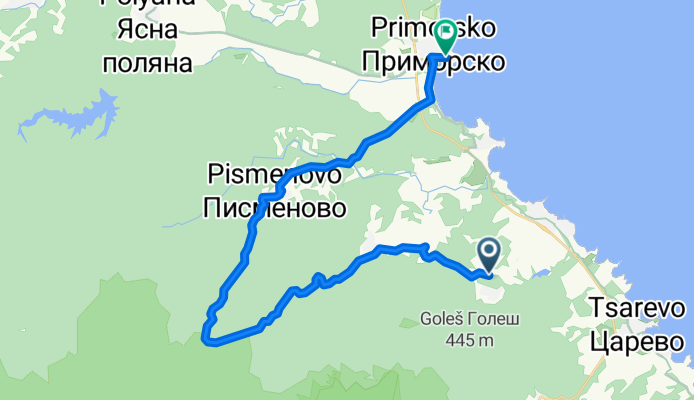 Приморско-Лозинец-Фазаново-Письменово-Приморско