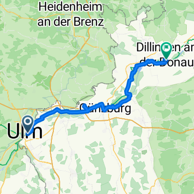 Ulm - Dillingen an der Donau