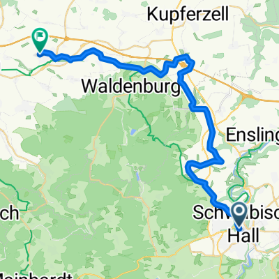 Von Schwäbisch Hall bis Neuenstein