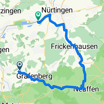Seestraße, Bempflingen nach Kapfstraße, Nürtingen