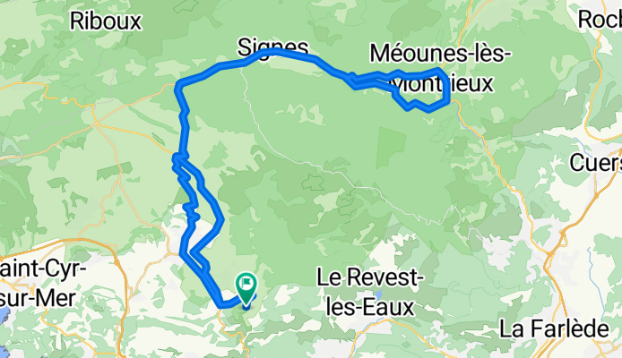 Chemin de la Colle, Évenos à Chemin de la Colle, Évenos