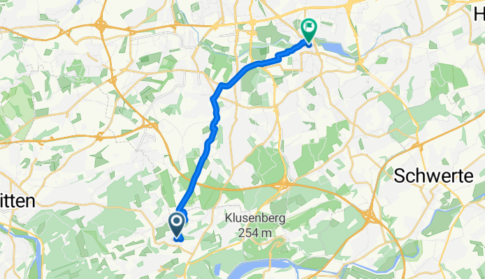 Neue Straße, Herdecke nach Kanzlerstraße, Dortmund