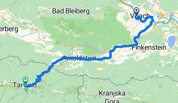 Etappe 5: Von Villach nach Tarvisio– Alpe-Adria-Radweg