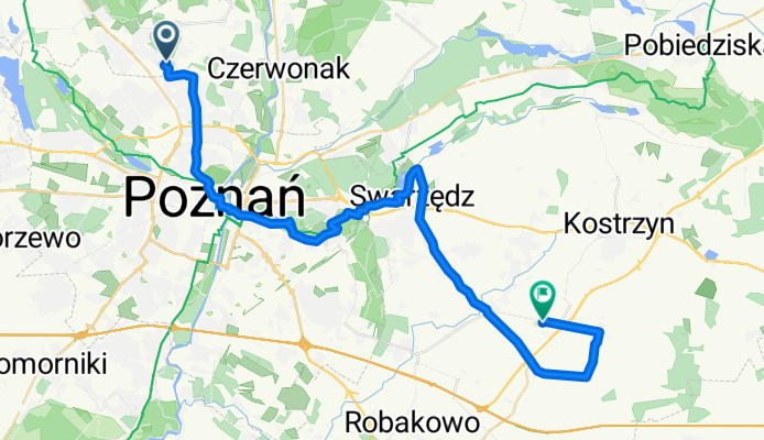 Polna, Suchy Las do Wiśniowa, Trzek