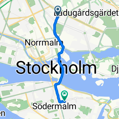 Lill-Jans plan, Stockholm to Folkungagatan, Stockholm