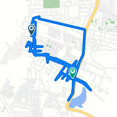 Thanda to Aparna Sarovar Road Plot no.-4